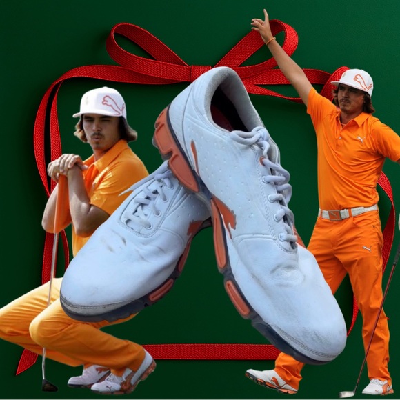 Puma Other - RARE - Rickie Fowler's Puma AMP CELL FUSION GOLF Cleat Shoe Men 12 (VIDEO)